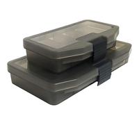 Kichvoe Boîtes D'accessoires de Pêche en Plastique 2pcs 5 Compartiments Transparents, Design Compartimenté, Faciles à Ranger Pêche à Domicile