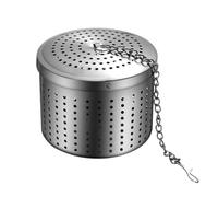 Kichvoe Boule à Thé Argenté Anti-chute en Acier Inoxydable Accessoire Cuisine Pratique Panier à Filtres Ménagers pour Infusion et Assaisonnement