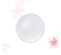 Kichvoe Boule de Cristal Feng Shui Sphère Solide en Cristal Blanc 100mm pour Contemplation et Décoration, Accessoire pour Collection et Exposition