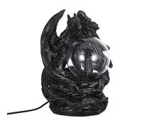 Kichvoe Boule Plasma Électrostatique Dragon Double Tête Usb, Lampe à Changement de Couleur pour Décoration Halloween, Éclairage Interactif Néon pour Fête, Salon et Bureau, Lampe Sphère