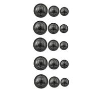 Kichvoe Boutons Design Simple et Unique en Alliage de Zinc 30 à Motif Bouclier Décoration Élégante pour Couture et pour Manteaux et Pulls