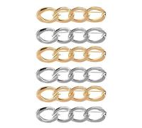 Kichvoe Boutons pour Jeans 6pcs en Alliage de Zinc, Serrage-taille Personnalisés pour Pantalons, Adaptés au Port Quotidien et Occasions Spéciales