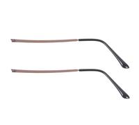 Kichvoe Branches de Lunettes en Métal, Confort, Paire de Remplacement | Embouts Confortables, Couleur Café, pour Réparation Quotidienne, Usage sur Lunettes de Soleil et Charnières