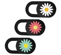 Kichvoe Cache de Webcam Coulissant 3pcs en Abs pour Tablette et Smartphone, Couverture de Protection Vie Privée Mouvement Facile du Doigt