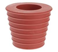 Kichvoe Cale Protège et Stabilise pour Parasol de Terrasse en Caoutchouc Conique Marron Bouchon Annulaire pour Trou de Table de Patio Le Pied de Parasol Extérieur