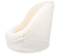 Kichvoe Canapé Accessoire Photo pour Bébé Garçon Blanc en Tissu Peluche, Texture Fine et Confortable, pour Séance Photo d'anniversaire ou Photographie Né