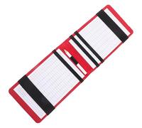 Kichvoe Carnet de Score de Golf en PU Effet Rose Léger et Portable Protège Feuilles de Score Porte-Carte Élégant pour Compétition et Entraînement Golf Accessoire Sport Solide