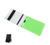 Kichvoe Carnet de Score de Golf en PU Noir, Format Compact 1 Pièce, Cahier D’Enregistrement Portable pour Parcours, Accessoire Sportif Léger et Résistant, Matériel Professionnel pour