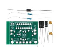 Kichvoe Carte D'amplification Audio Stéréo Tda7297 12 V DC, Kit de Soudure DIY 2.0 Canaux 15 W 15 W, Circuit Imprimé D'amplificateur de Puissance pour Projet Électronique Automobile