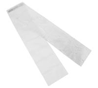 Kichvoe Chemin de Table à Paillettes Argentées en Polyester Motif Quadrillé, Structure sans Plis et Brillance Luxueuse pour Fête D'anniversaire et Ambiance Disco