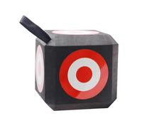 Kichvoe Cible D’archerie Portable Eva Résistante à L’Usure, Cible Suspendue 3D à Six Faces, Jeu de Tir à L’Arc pour Extérieur, Accessoire D’entraînement Léger et Compact