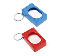 Kichvoe Clickers pour Chiens Carré 2 Pcs Équipement de Dressage Léger Rouge et Bleu Outil de Renforcement Positif Formation Animaux Domestiques