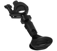 Kichvoe Clip de Microphone Noir Léger en Plastique Design Compact pour Support de Micro Adapté la Prise de Parole en Public L'enregistrement