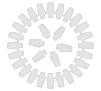 Kichvoe Clips Câbles Installation Rapide 50 Pièces Blanc en Plastique Suspendre Lumineuse et Fixation Anti-desserrage, pour Diverses Occasions