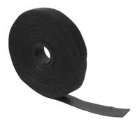 Kichvoe Clips Câbles Réutilisables en Bande Adhésive Noire 20 Mm X 10 M Sangles de Câble Pratiques pour Gestion et Rangement des Électroniques Organisateur de Portable pour Bureau