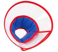 Kichvoe Collier Conique pour Chien Réglable, Protection Anti-grattage, | Cône de Récupération Léger en Oxford et Pp, pour Cicatrisation, Irritation Cutanée, Bleu