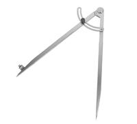 Kichvoe Compas en Fer Argenté pour École et Maison, Résistant la Flexion la Casse, Outil de Dessin Précis pour Enseignants et Mathématiciens