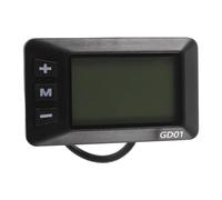 Kichvoe Compteur LCD pour Vélo Électrique et Trottinette, Écran 5 Broches | Étanche, Montage Plug And Play, Affichage Haute Visibilité, ABS Noir, Usage Quotidien en Milieu Humide