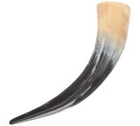 Kichvoe Corne à Boire Viking Décorative en Corne Véritable, Facile à Ranger et Fonctionnelle pour Boire du Vin en Famille ou Entre Amis