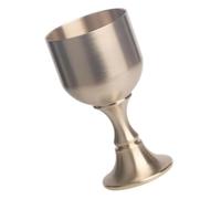 Kichvoe Coupe à Vin en Laiton Brossé 120 Ml, Gobelet Vintage pour Offrande au Temple, Décoration Chinoise pour Maison, Style Antique et Élégant