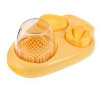 Kichvoe Coupe-œufs Utilisation Rapide Main Multifonction en Acier Inoxydable et Abs, Sûr pour Garçon et Filles pour Œufs Durs et Bananes, pour Déjeuners D'garçon et Filles