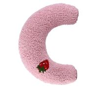 Kichvoe Coussin Cervical de U pour Chaton, Oreiller de Repos Doux et Moelleux, Protection des Vertèbres Cervicales, Couleur Rose, Sommeil Profond et Confortable