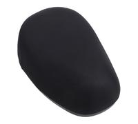 Kichvoe Coussin de Siège Imperméable en Cuir Noir, Confortable et Facile à Installer, pour Vélo Électrique et Moto, Assise Large et Épaisse Confort