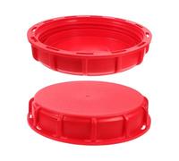 Kichvoe Couvercle D’étanchéité 16,3 Cm pour Conteneur Ibc, Lot de 2 Bouchons Respirants Joint Silicone, Compatible Cuve Chimique Industrielle, Protection Anti-fuite et Usage Manutention