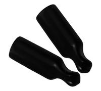 Kichvoe Couvercles de Robinet à Bière en Plastique Noir Réutilisables, Lot de 2 Pièces, Protection Anti-poussière pour Robinet de Bar, Maintien de L'ordre et Propreté