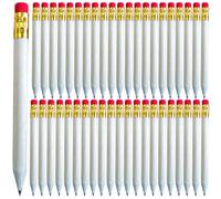 Kichvoe Crayons à Écrire Courts en Bois Écriture Fluide et Longue Durée Lot de 50 pour Garçon et Filles et Étudiants pour Dessin et Croquis