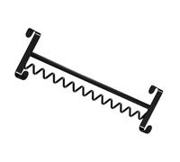 Kichvoe Crochet de Chevet Suspendu Noir, Organisateur de Rangement Double Couche pour Dortoir, Porte-manteau Pratique pour Chambre Étudiante, Compatible Lit Superposé, Grand Espace