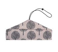 Kichvoe De Vaisselle Pliable en Coton Pochette À Couverts Portable pour Voyage Camping Pique- Rangement Organisateur De Couverts Réutilisables 10.6X4.7 Pouces
