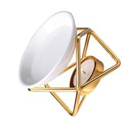 Kichvoe Diffuseur D'arômes 50ml en Céramique et Fer Décoration Intérieure Moderne pour Brûleur à Huile Essentielle Lampe D'aromathérapie Détachable Cuisine et Lecture