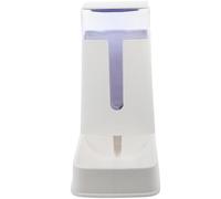 Kichvoe Distributeur Automatique de Croquettes pour Chat, Distributeur de Nourriture pour Animaux Domestiques, Alimentation et Eau Automatiques, PP, Blanc, pour Chiens et Chats, Usage