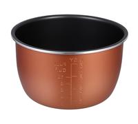 Kichvoe Doublure Cuve Intérieure Antiadhésive 5l pour Cuiseur à Riz Électrique, Alliage Aluminium Résistant Haute Température, Compatible Autocuiseur Multifonction, Cuisson Riz et Soupes