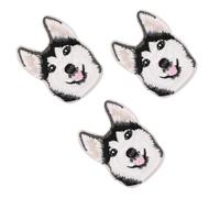 Kichvoe Écusson Brodé Chien pour Vêtements Garçon et Filles, Patch Thermocollant 3pcs, Fil de Broderie Confortable, Facile à Coudre pour Projets Créatifs Artisanaux