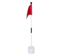 Kichvoe Ensemble de Drapeaux de Golf Mâts en Fibre de Verre et Abs, Drapeaux Numérotés Clairs pour Entraînement sur Terrain de Golf, Installation Facile pour Pratique