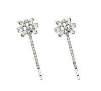 Kichvoe Épingles à Cheveux en Alliage Strassé Élégantes pour Femmes et Filles, Accessoires de Coiffure Délicats pour Mariage et Rendez-