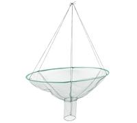 Kichvoe Épuisette Pliable Blanche 80 Cm pour Pêche aux Crevettes et Crabes Filet de Pêche aux Appâts Portable Léger et Compact pour Usage Extérieur Style Aléatoire