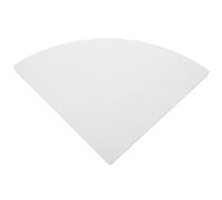 Kichvoe Étagère Murale d'angle en PVC Blanc, Capacité de Charge Élevée, Design Simple et Élégant, pour Balcon ou Hôtel