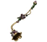 Kichvoe Éteignoir à Bougie Domestique Violet Petite Fleur, Accessoire de Bougie Parfumée, Outil D’Extinction Sûr pour Mèche, Adapté Bougies Chauffe-Plat et Aromathérapie, 1 Pièce