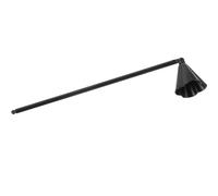 Kichvoe Éteignoir à Bougies en Acier Inoxydable Noir Longue Poignée, Outil D'extinction Sûr et Précis, Accessoire Maison pour Éteindre Flammes de Chandelle, Présent Amateurs Bougies