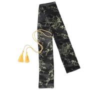 Kichvoe Étui de Transport pour Wakizashi en Soie Noire Vintage avec Motif Plum Blossom, Pochette Légère et Résistante pour Protection D’épée Tai Chi, Paquet de Rangement Pratique pour