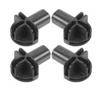 Kichvoe Fermoirs en Plastique Noir 4pcs pour Étagères Modulaires Design Détachable, Connecteurs Multifonctionnels pour Armoire Cube et Unité de Rangement
