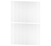 Kichvoe Feuille Pvc Transparente 0,2 Mm A4 10 Pièces Film Protecteur Double Face, Plaque Plastique Mince Semi-transparente pour Cadres Photo, Pochoirs et Insertion de Cadre