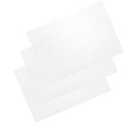 Kichvoe Feuilles de Plastification Pvc Transparentes A4, 3 Pièces, Panneau Cadre Photo Solide et Portable pour Projets de Bricolage et Loisirs Créatifs