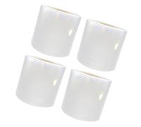Kichvoe Film Étirable Pe pour Emballage Transparent 4pcs Haute Élasticité et Adhérence pour Déménagement et Protection des Palettes