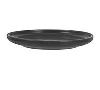 Kichvoe Gamelle en Céramique Peu Profonde Noire pour Chat et Chaton, Bol Alimentaire Rond, Facile à Nettoyer, pour L’Alimentation Friandises des Animaux de Compagnie, Usage Quotidien