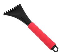 Kichvoe Grattoir à Glace Multifonction Extérieur, Pelle à Neige Rouge Poignée en Mousse Eva, Mini Outil de Déneigement Pratique pour Dégivrage Rapide et Maniable, Accessoire D’Hiver