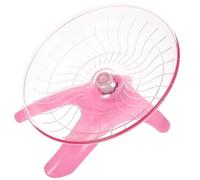 Kichvoe Hamster Silent Running Disc Wheel Pet Exercise Toy with Detachable Shaft Quiet Design for Hamsters Hedgehogs Small Rodents Couleur Aléatoire